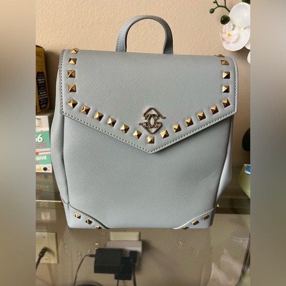 Glass Ladder & Co Diana Mini Convertible Backpack with Wallet - Catalina/Studded - Picture 2 of 13